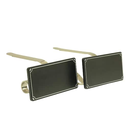 Original MantleClip&#xAE; With Silver Chalkboard Icons, 2ct.